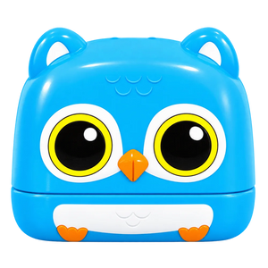 Tampon hibou bleu