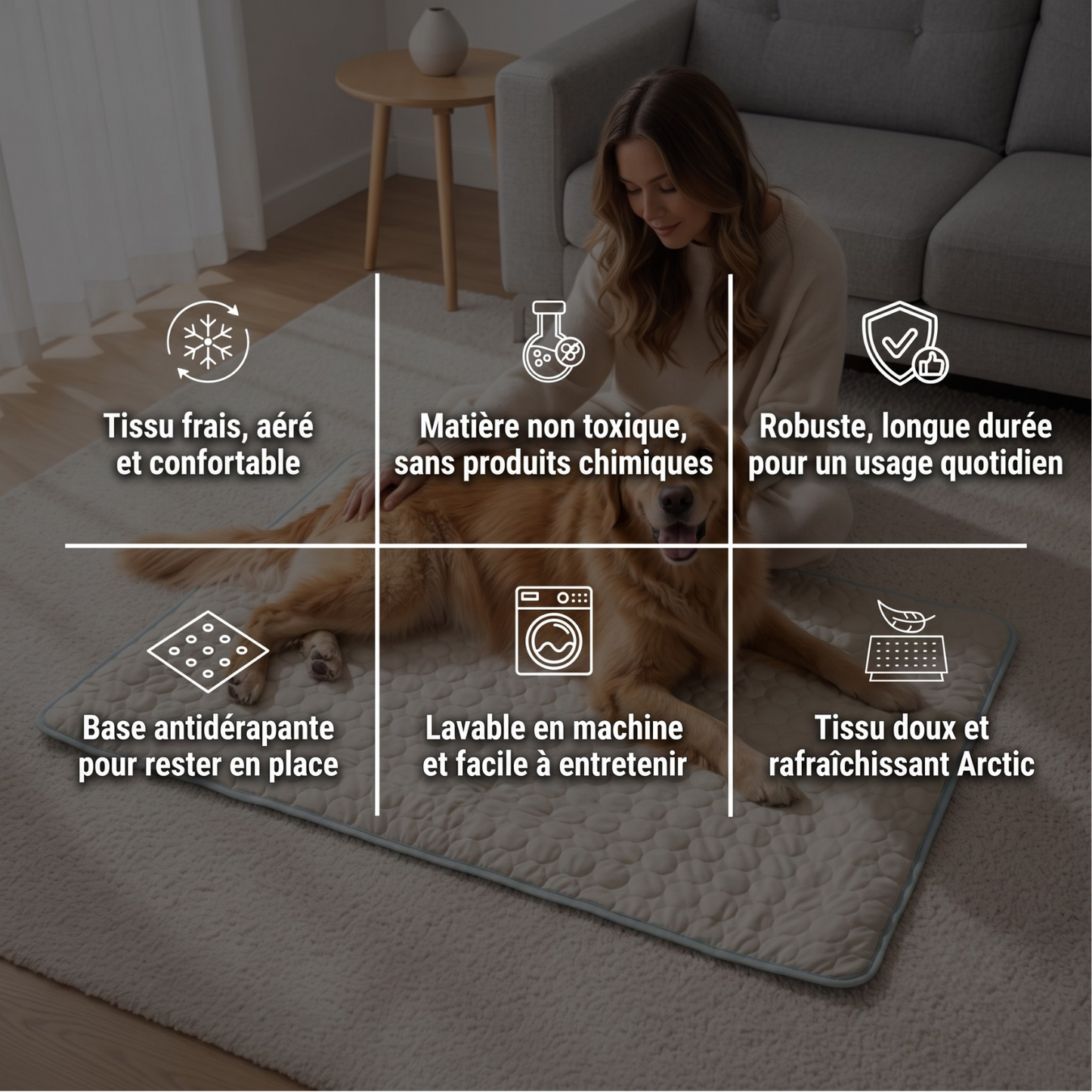 Tapis Rafraîchissant Arctic™ pour Chien