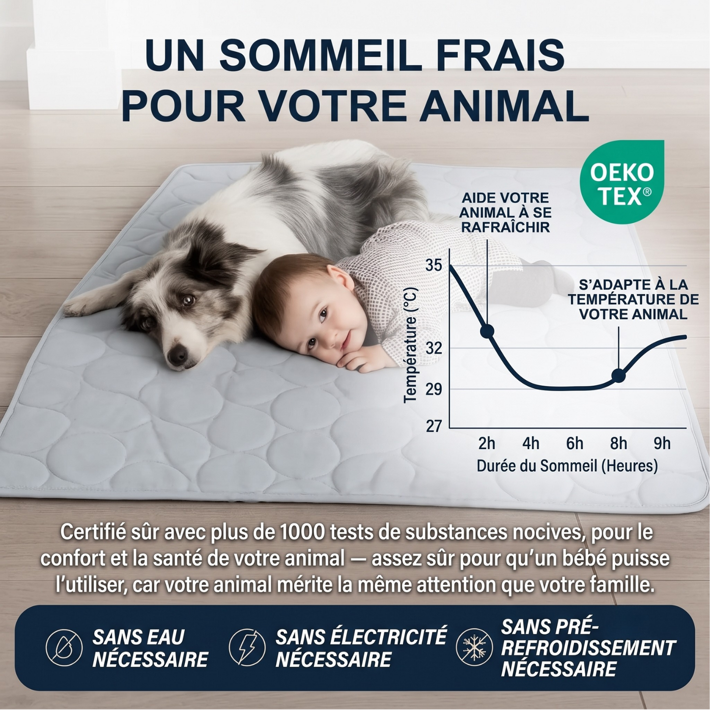 Tapis Rafraîchissant Arctic™ pour Chien
