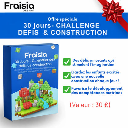 Offre spéciale : calendrier 30 jours de défis de construction offert