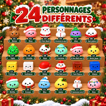 Les 24 personnages squishy dumplings