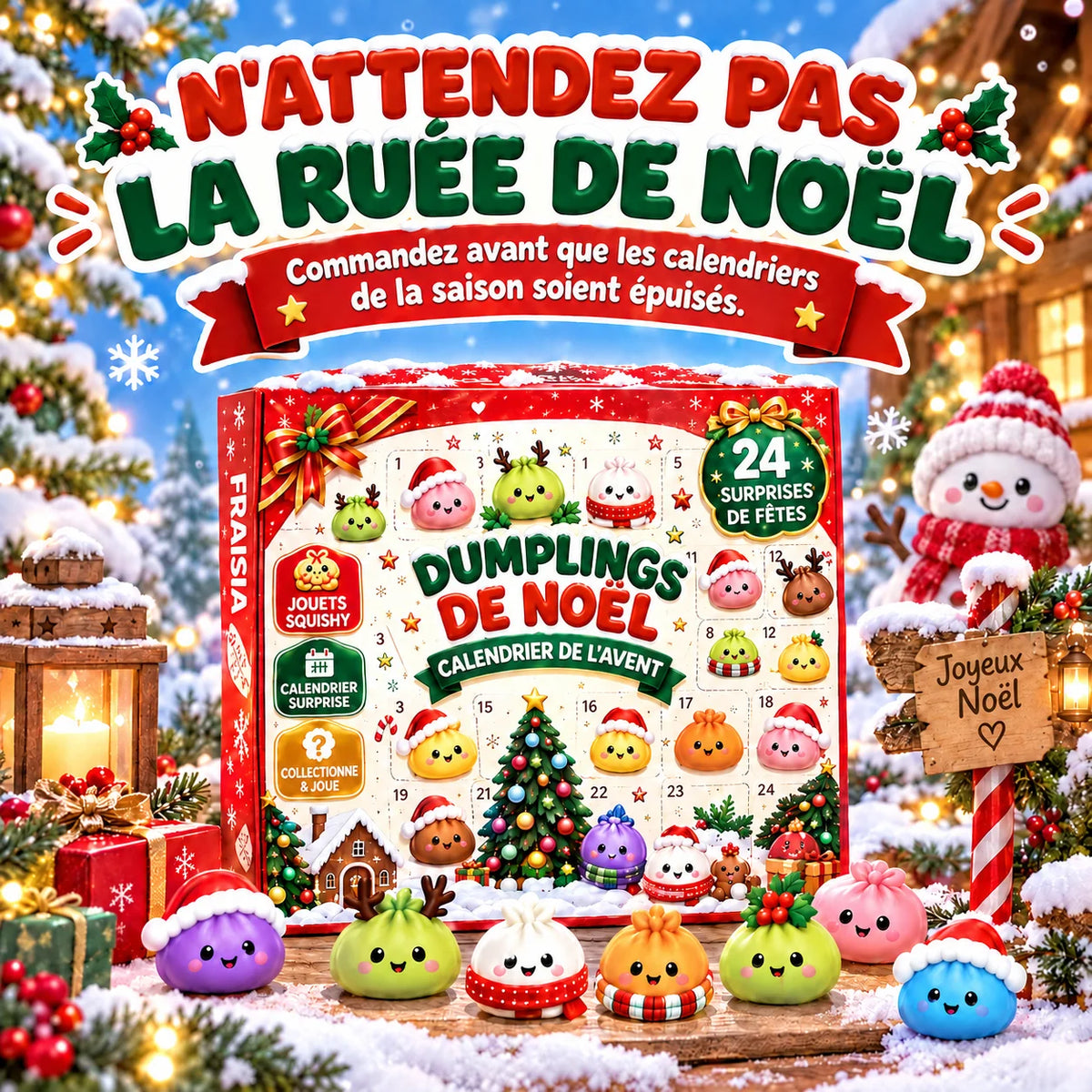 N'attendez pas la ruée de Noël
