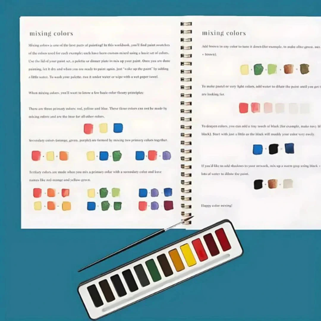 Pages d'apprentissage du mélange des couleurs