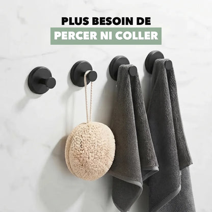 Crochets Ventouse Sans Perçage – Lot de 4