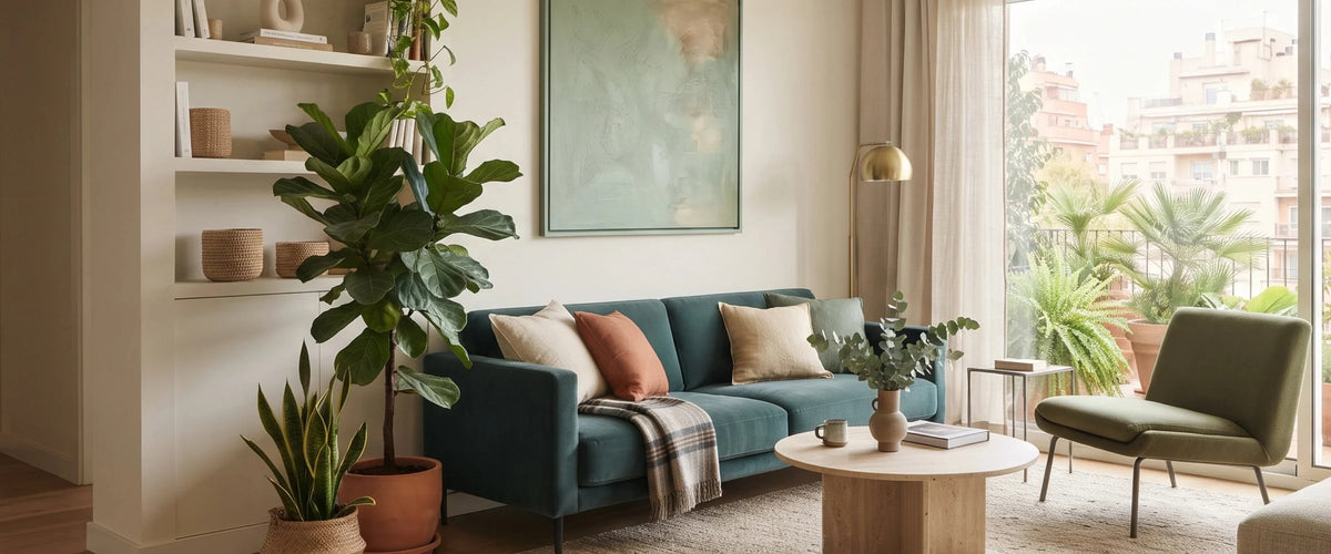 Intérieur lumineux et bien rangé