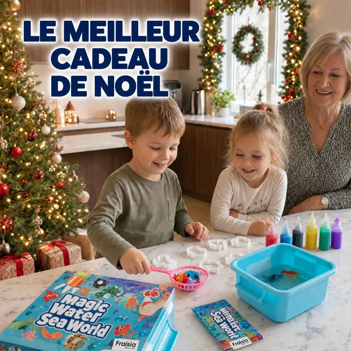 Le meilleur cadeau de Noël : enfants qui créent leurs squishies en famille