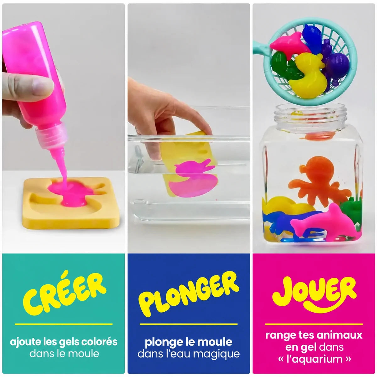 Créer, plonger, jouer : les 3 étapes du kit Magic Water