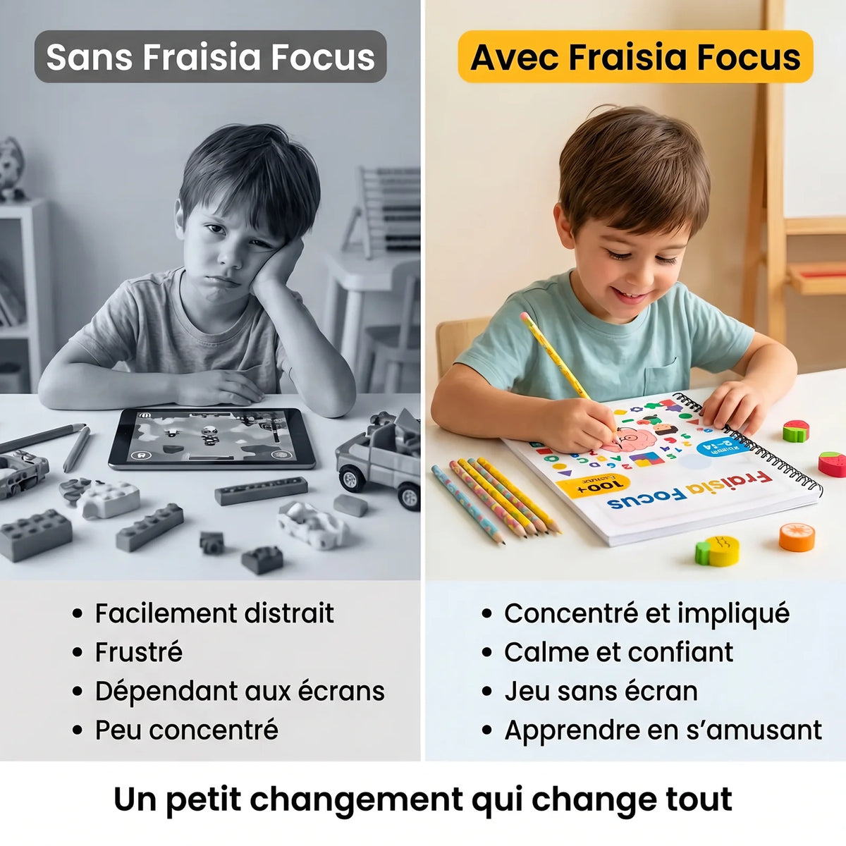 Fraisia Focus – 100+ activités imprimables pour la concentration
