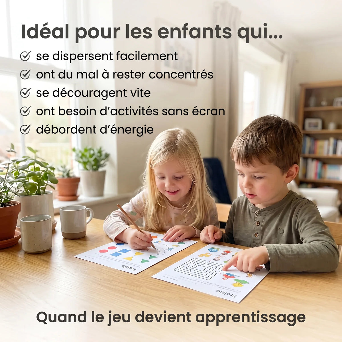 Fraisia Focus – 100+ activités imprimables pour la concentration