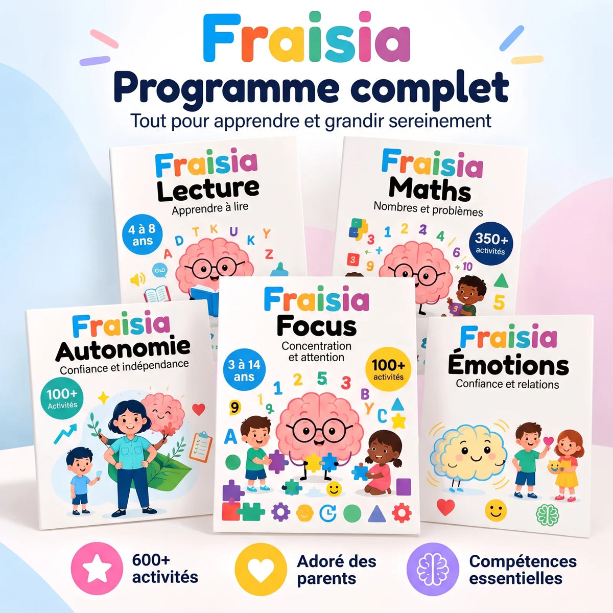 Fraisia Focus – 100+ activités imprimables pour la concentration