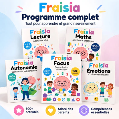 Fraisia Focus – 100+ activités imprimables pour la concentration