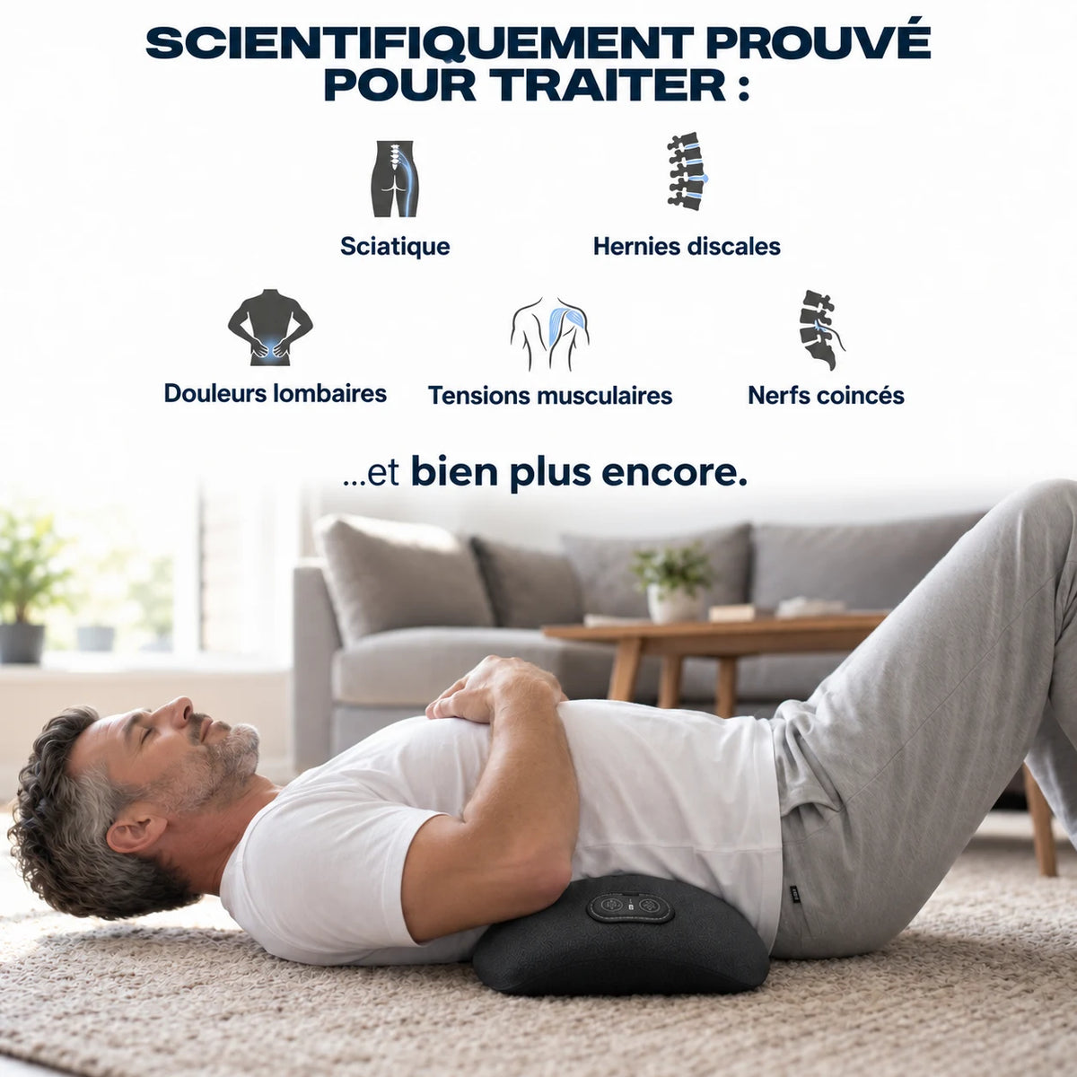 Scientifiquement prouvé pour traiter sciatique et hernies discales