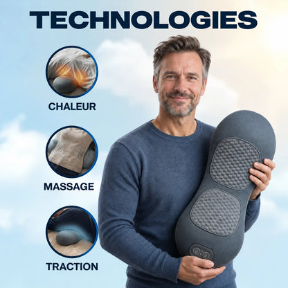 Technologies : chaleur, massage, traction