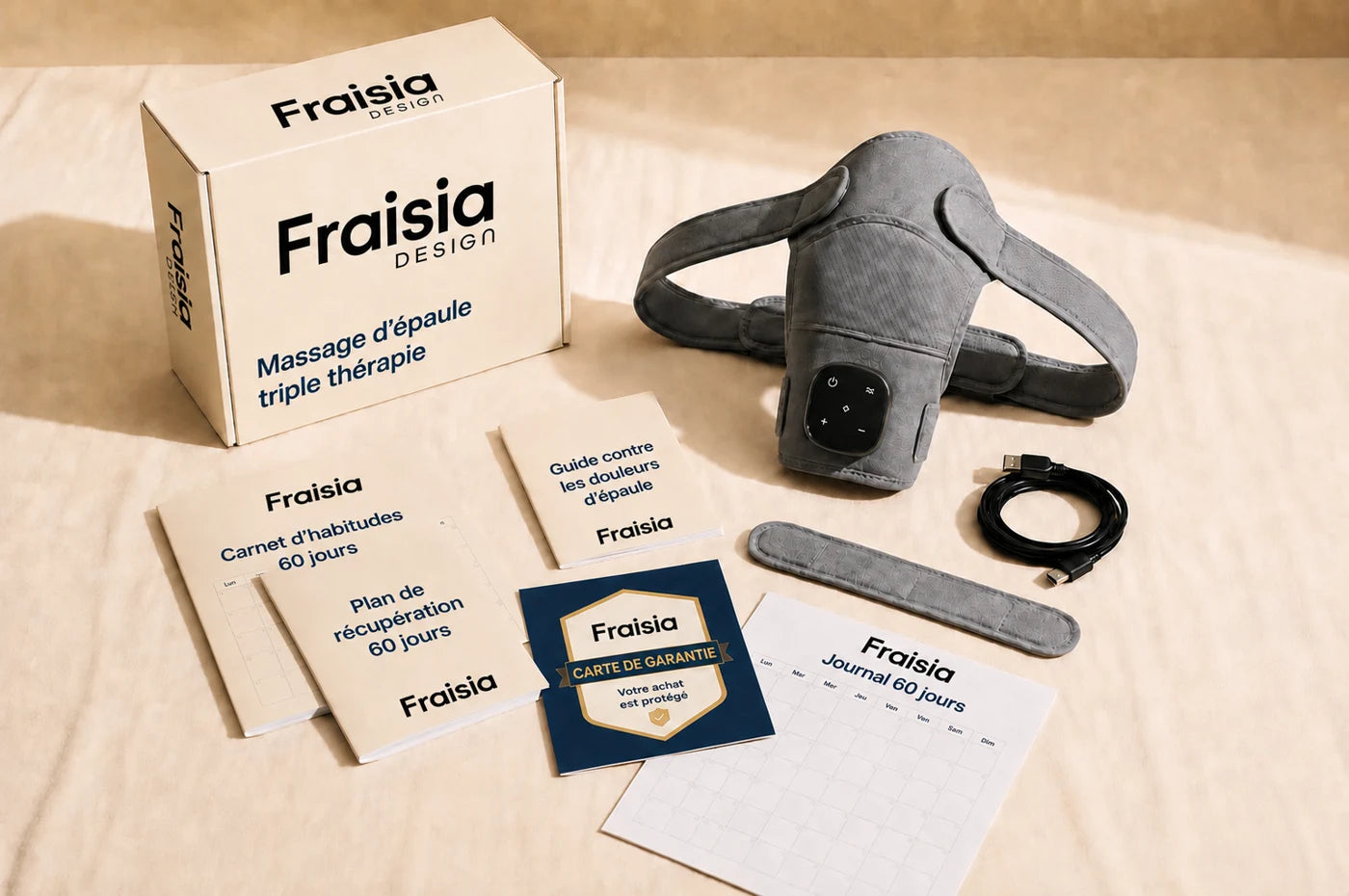 Contenu du colis de l’épaulette Fraisia