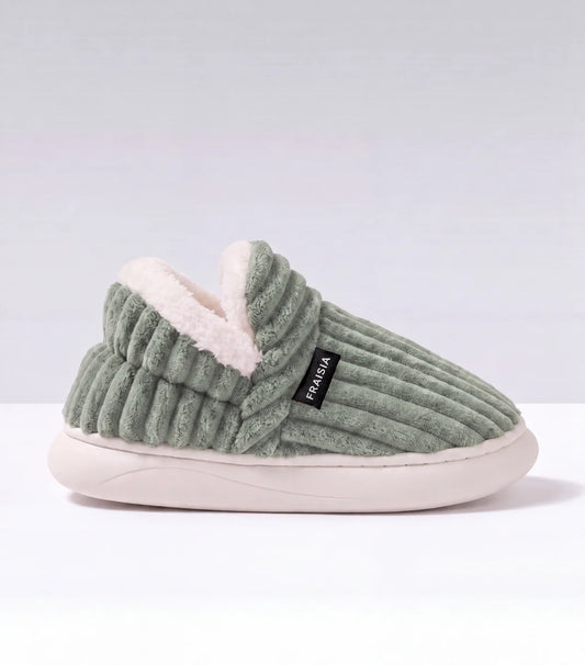 Pantoufles Nuage Enfant — Vert