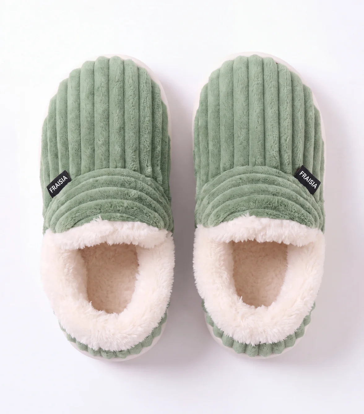 Pantoufles Nuage Enfant — Vert