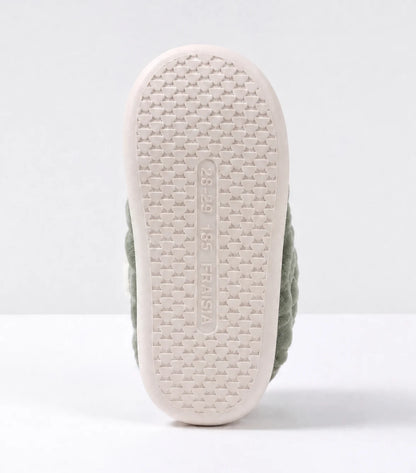 Pantoufles Nuage Enfant — Vert