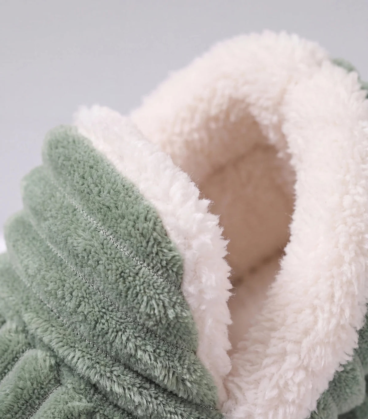 Pantoufles Nuage Enfant — Vert