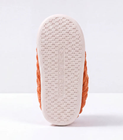 Pantoufles Nuage Enfant — Orange