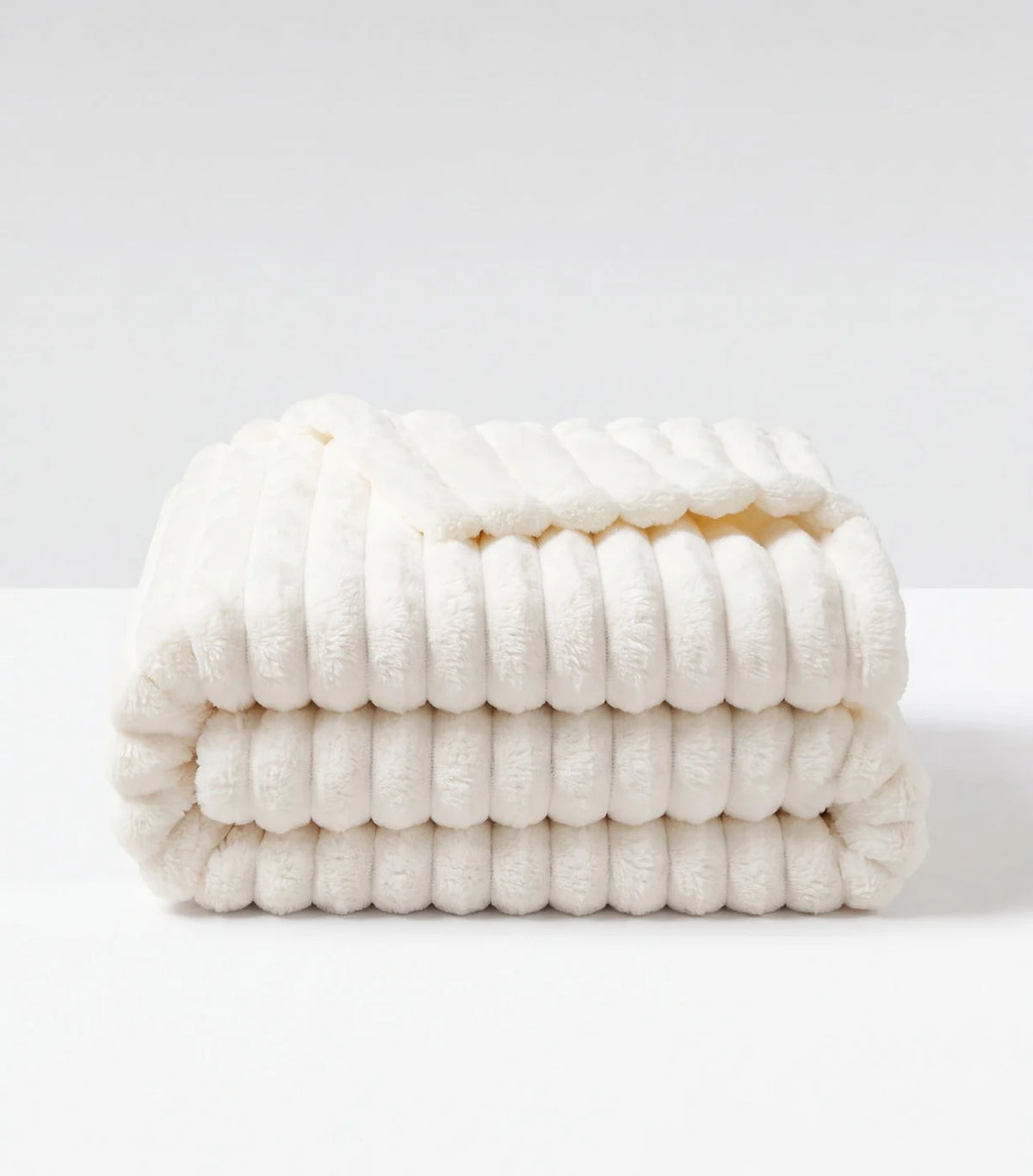 Plaid polaire Nuage — Blanc