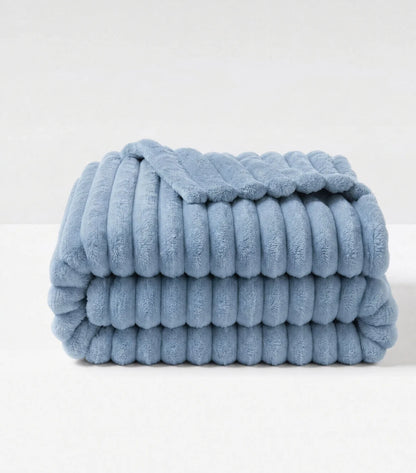 Plaid polaire Nuage — Bleu