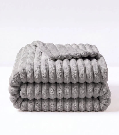 Plaid polaire Nuage — Gris