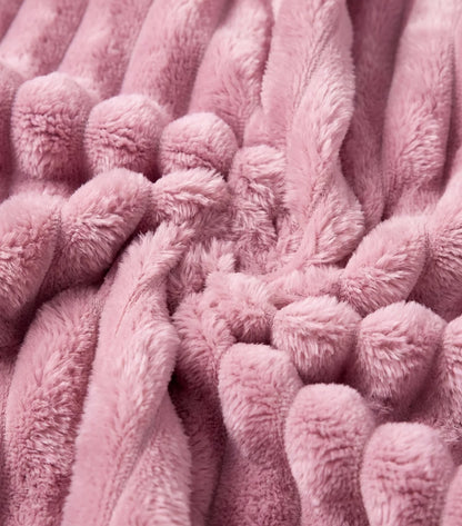 Plaid polaire Nuage — Rose