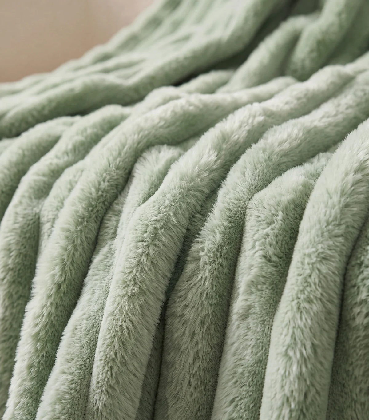 Plaid polaire Nuage — Vert