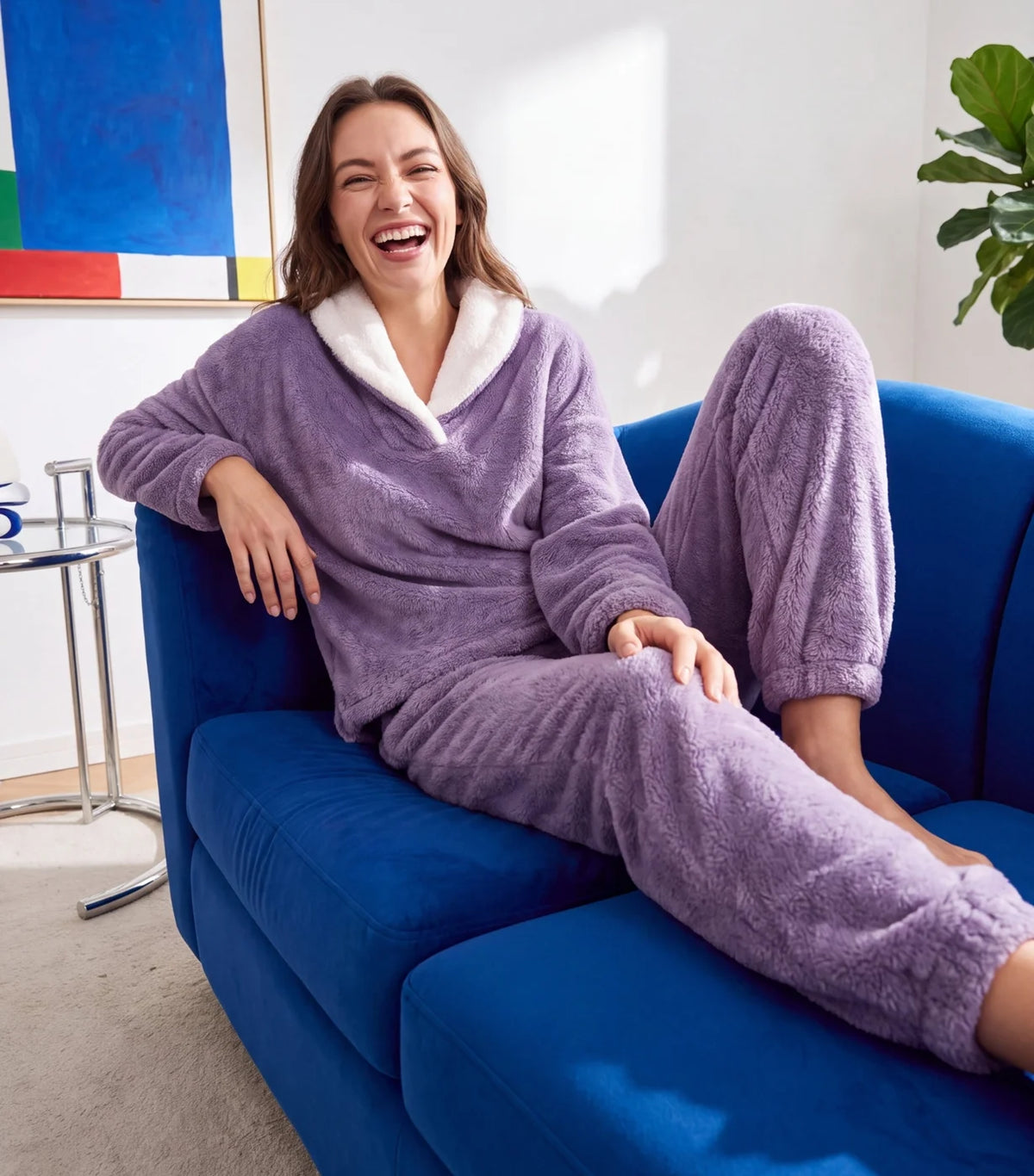 Pyjama polaire Nuage — Violet