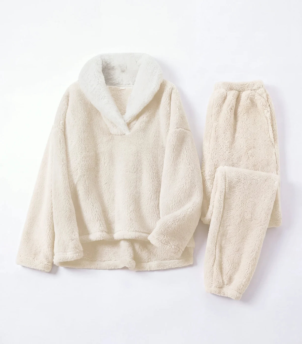 Pyjama polaire Nuage — Blanc