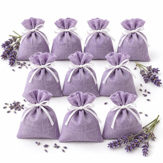 Lot de 10 sachets lavande anti-mites