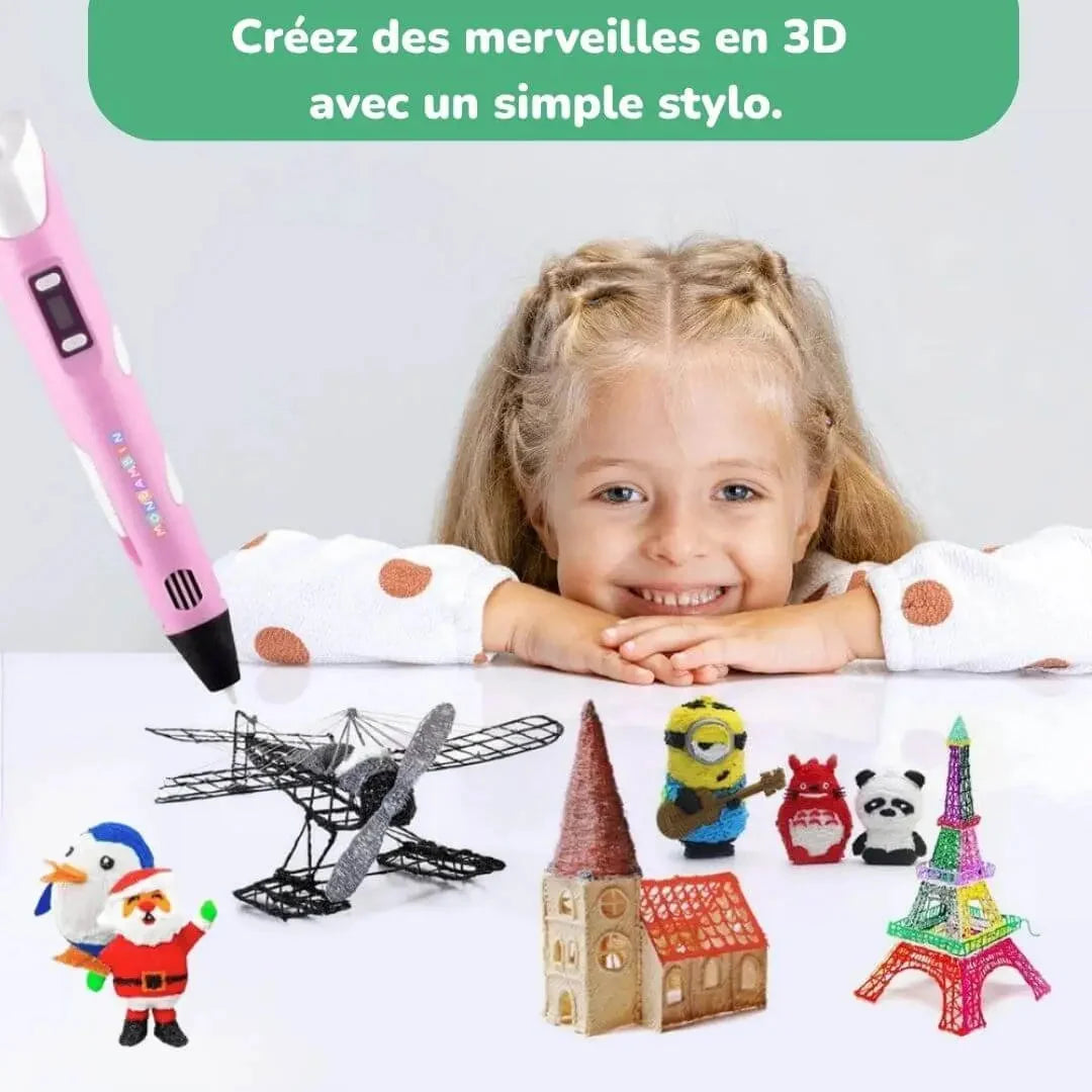 Créez des merveilles en 3D avec un simple stylo