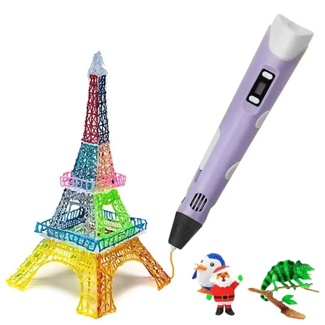 Stylo 3D Créatif violet