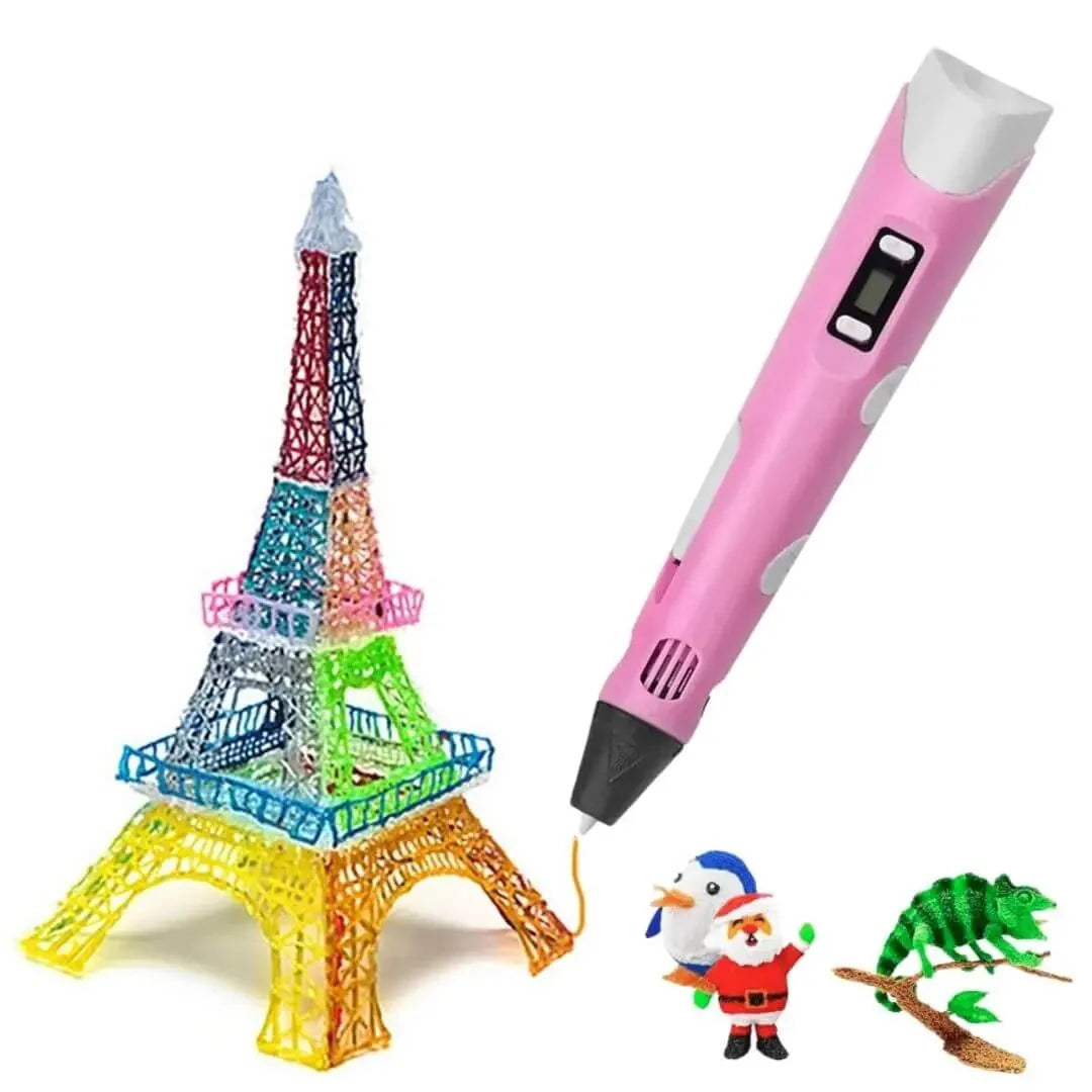 Stylo 3D Créatif rose